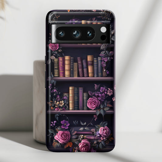 Victorian Gothic Style Bookshelf Design 1 Google Pixel Phone Case