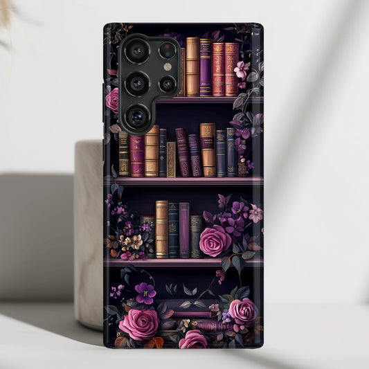 Victorian Gothic Style Bookshelf Design 1 Case for Galaxy S series Phones