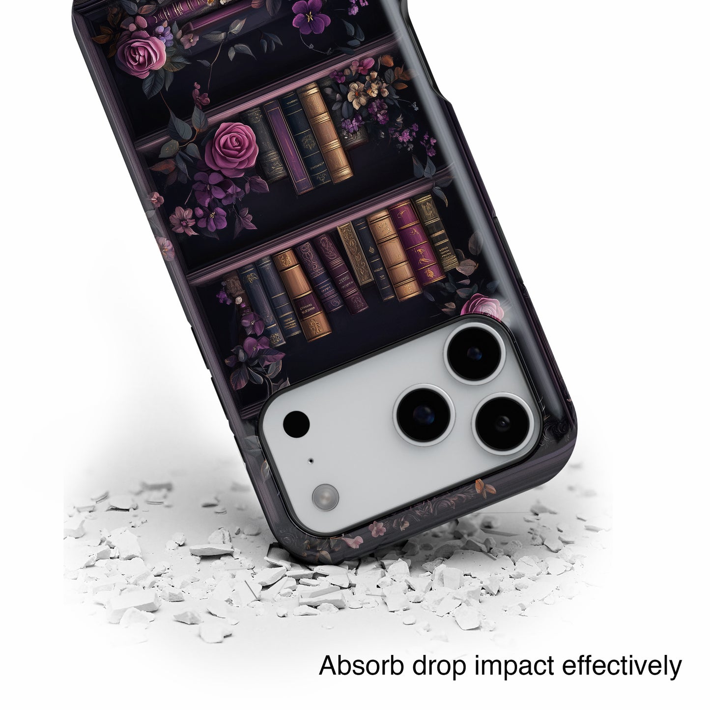 Victorian Gothic Style Bookshelf Design 1 iPhone Case