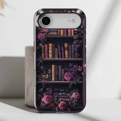 Victorian Gothic Style Bookshelf Design 1 iPhone Case