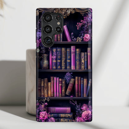 Victorian Gothic Style Bookshelf Design 2 Case for Galaxy S series Phones