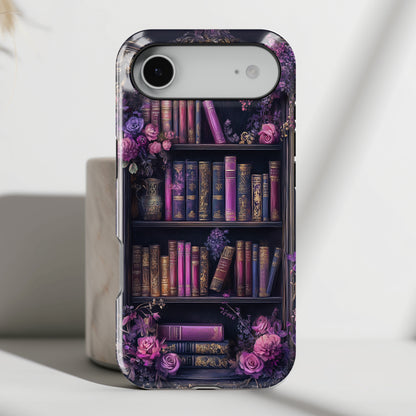 Victorian Gothic Style Bookshelf Design 2 iPhone Case