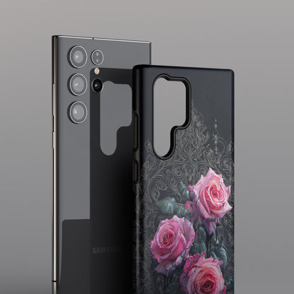 Victorian Noir Design Phone Case for Galaxy S series Phones