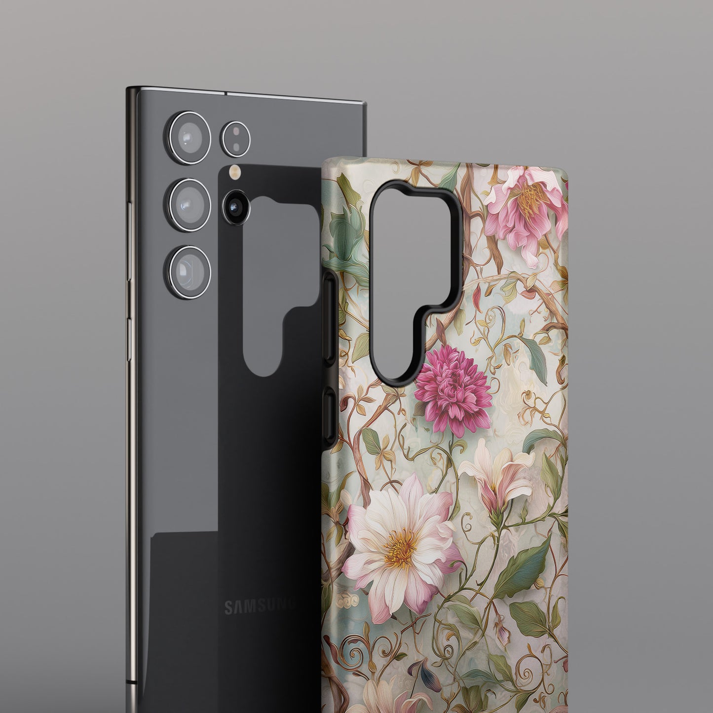 Victorian Vine Design Phone Case for Galaxy S series Phones