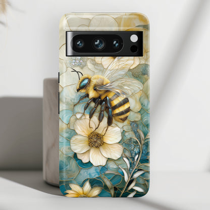Vintage Style Bumblebee Design Google Pixel Phone Case