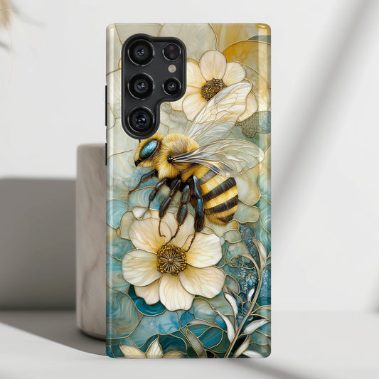 Vintage Style Bumblebee Design Case for Galaxy S series Phones