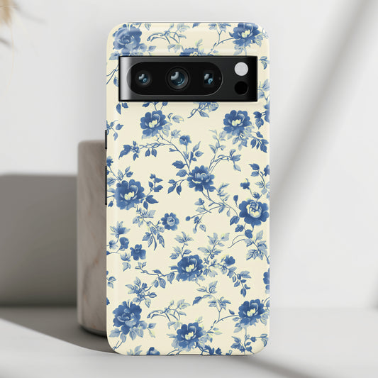 Vintage Toile Floral Pattern Design Google Pixel Phone Case
