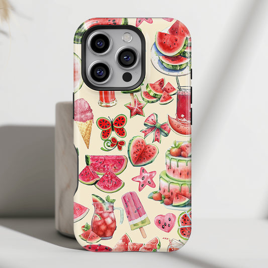 Watermelon Collage iPhone Case