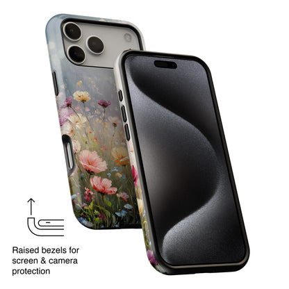 Whispering Wildflowers Design iPhone Case
