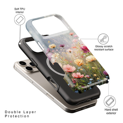 Whispering Wildflowers Design iPhone Case