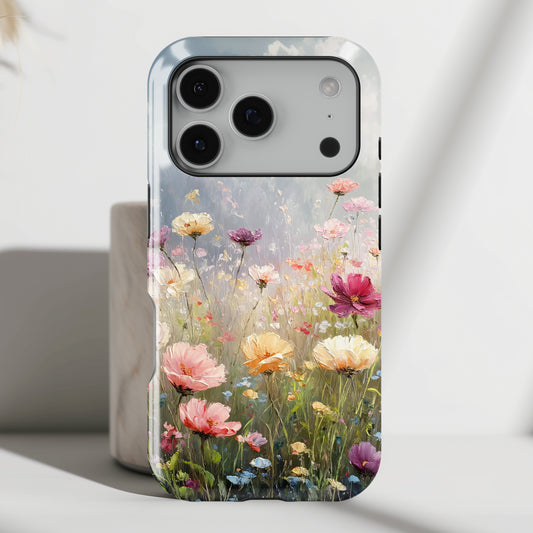 Whispering Wildflowers Design iPhone Case