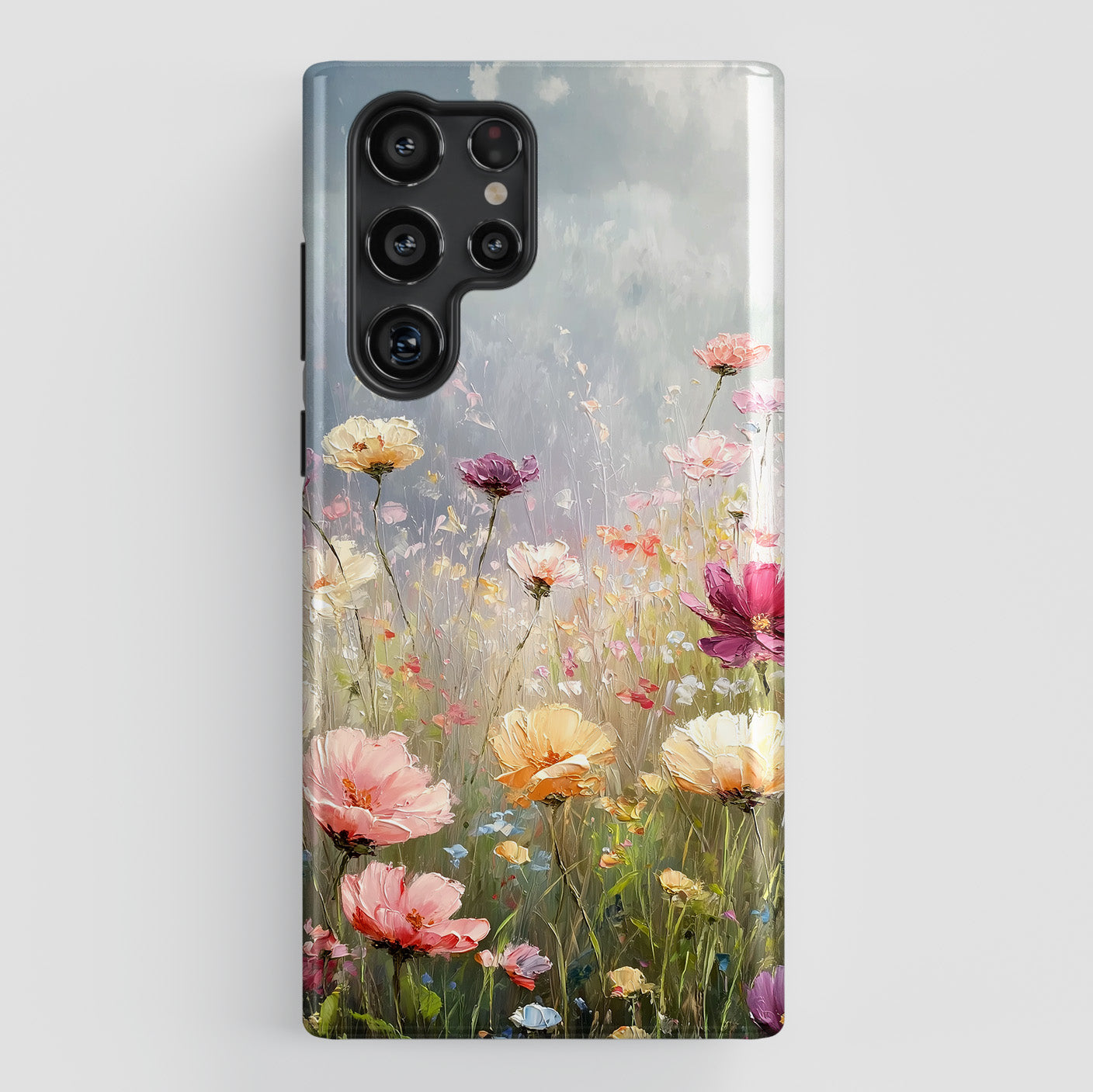 Whispering Wildflowers Design Phone Case for Galaxy S series Phones