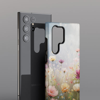Whispering Wildflowers Design Phone Case for Galaxy S series Phones