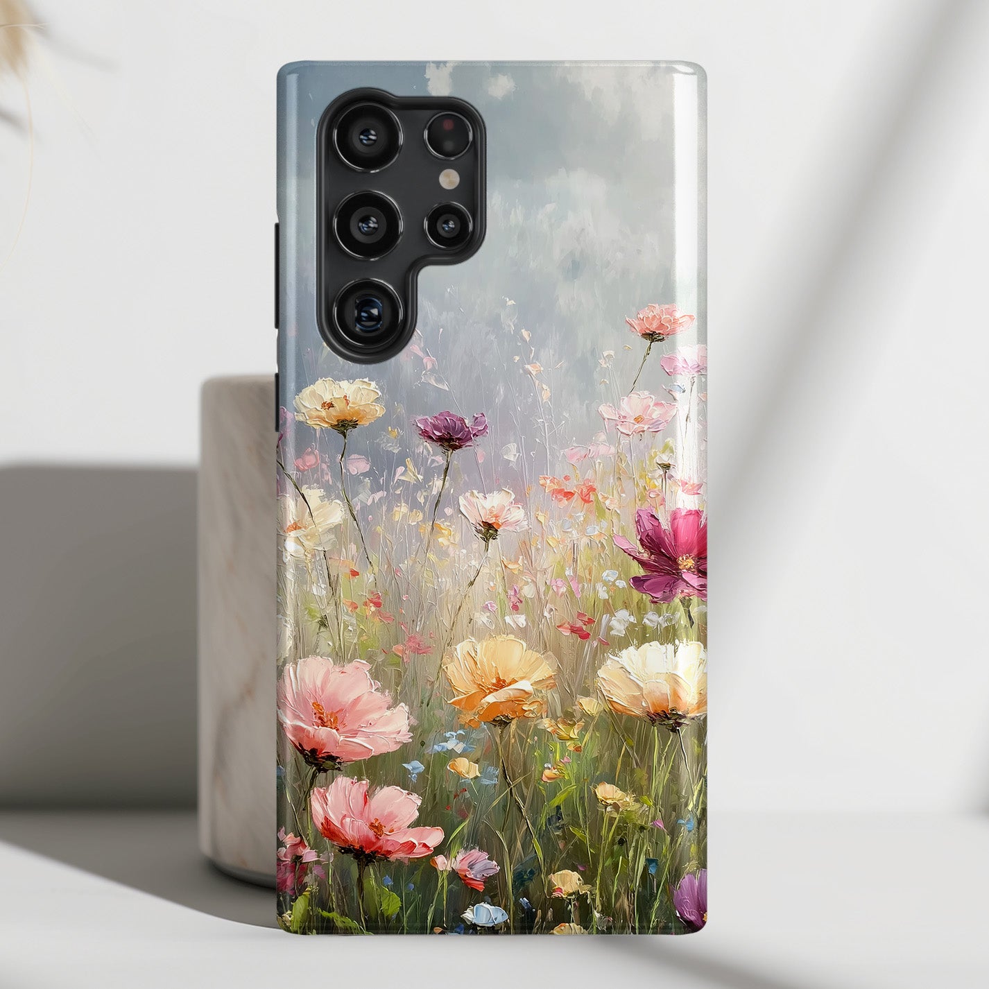 Whispering Wildflowers Design Phone Case for Galaxy S series Phones