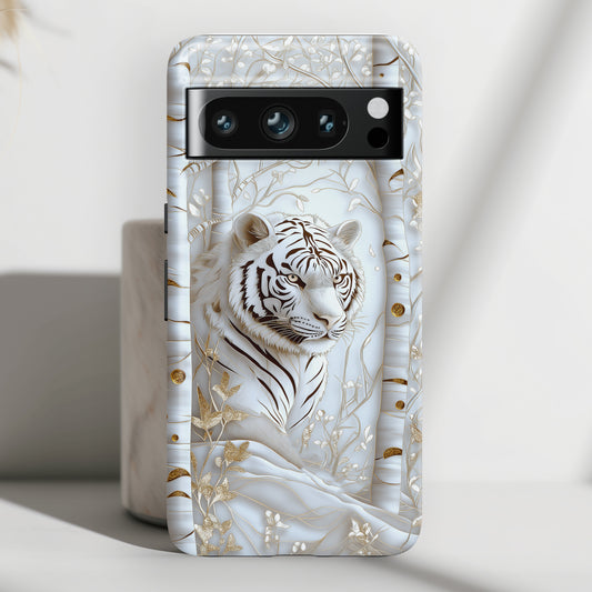 White Tiger Design Google Pixel Phone Case