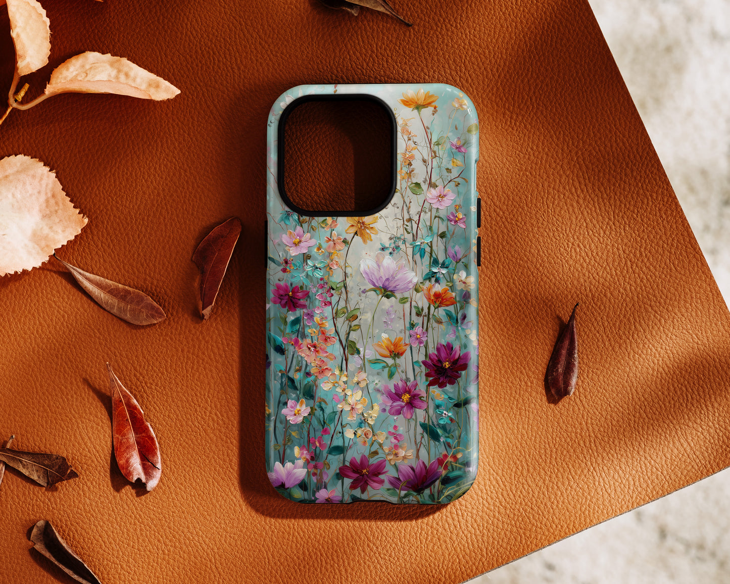 Wildflower Symphony Design iPhone Case