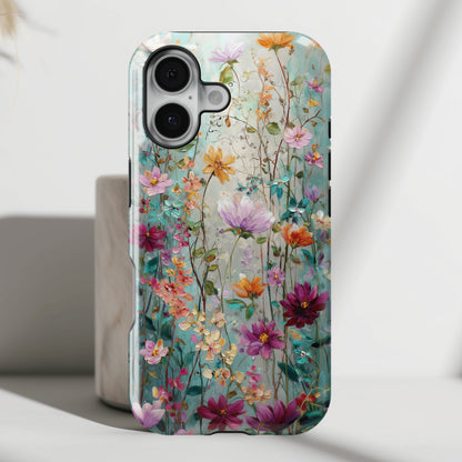Wildflower Symphony Design iPhone Case