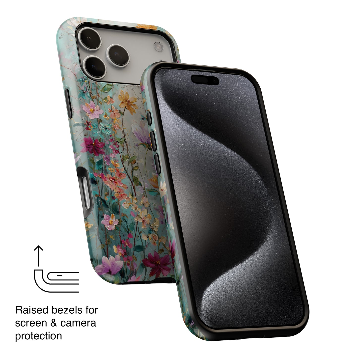 Wildflower Symphony Design iPhone Case