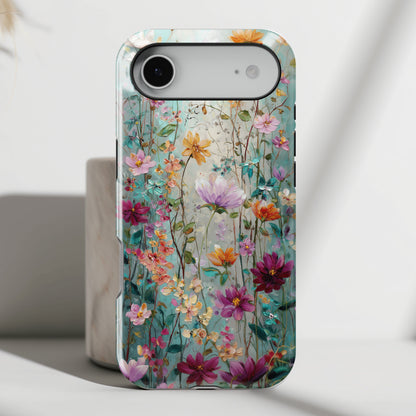 Wildflower Symphony Design iPhone Case