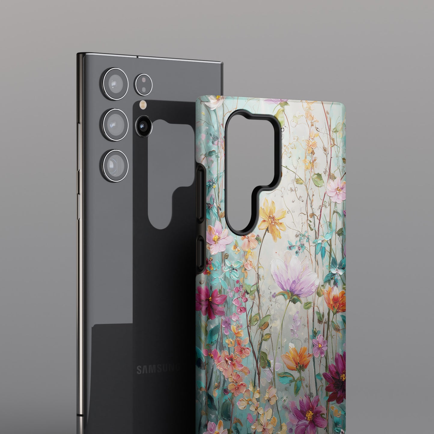 Wildflower Symphony Design Phone Case for Galaxy S series Phones