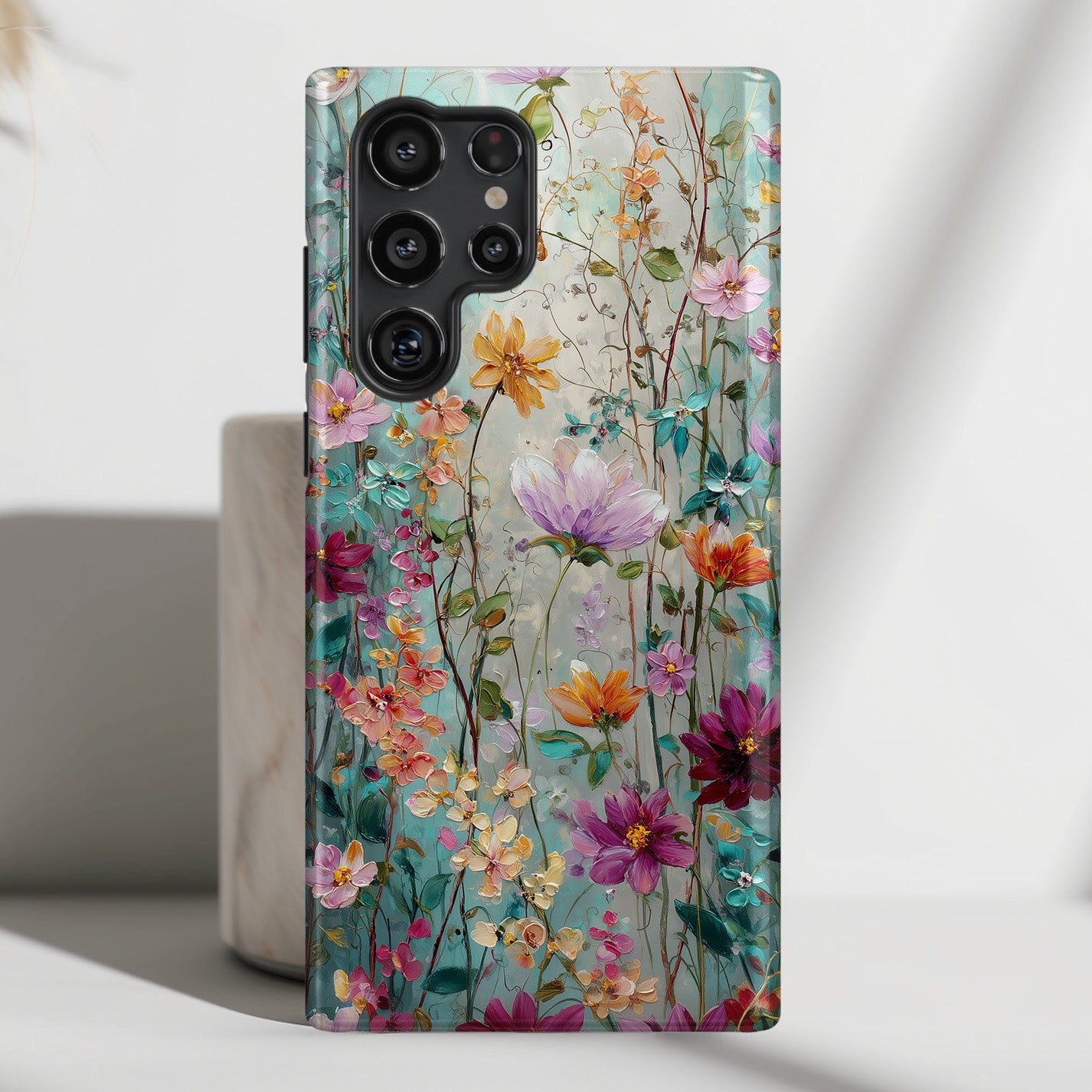 Wildflower Symphony Design Phone Case for Galaxy S series Phones