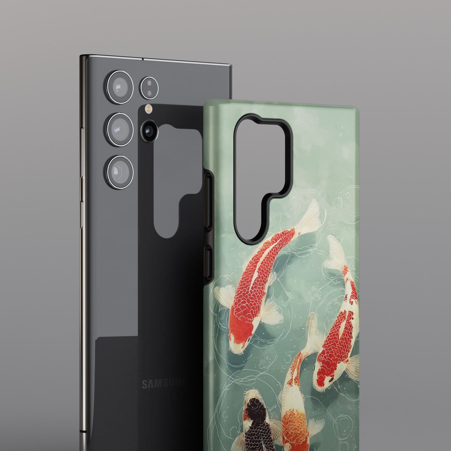 Zen Koi Design Phone Case for Galaxy S series Phones
