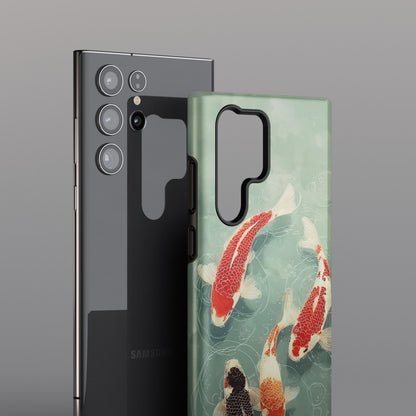 Zen Koi Design Phone Case for Galaxy S series Phones