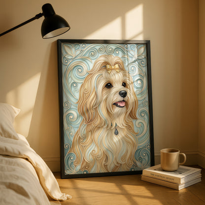 The Elegant Filigree – Custom Pet Portrait Wall Art
