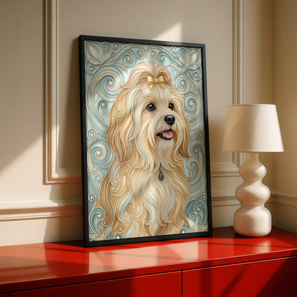 The Elegant Filigree – Custom Pet Portrait Wall Art