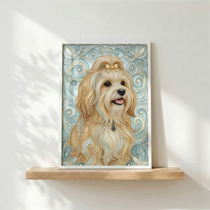 The Elegant Filigree – Custom Pet Portrait Wall Art