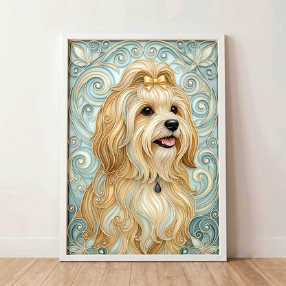 The Elegant Filigree – Custom Pet Portrait Wall Art