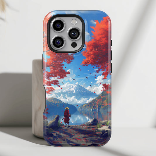 Anime Mount Fuji Design iPhone Case