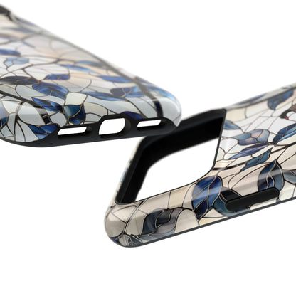 Birds in Tree Stained Glass Design iPhone Case