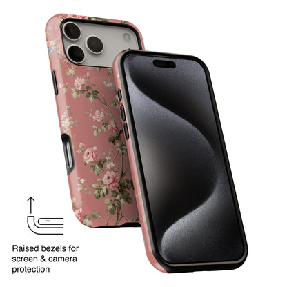 Blush Garden Design iPhone Case