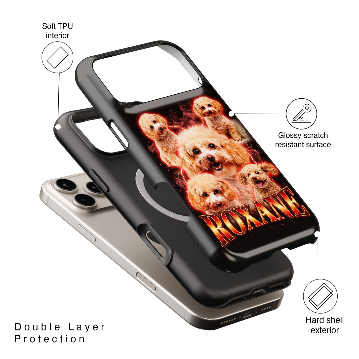 The 90s Icon – Custom Pet iPhone Case