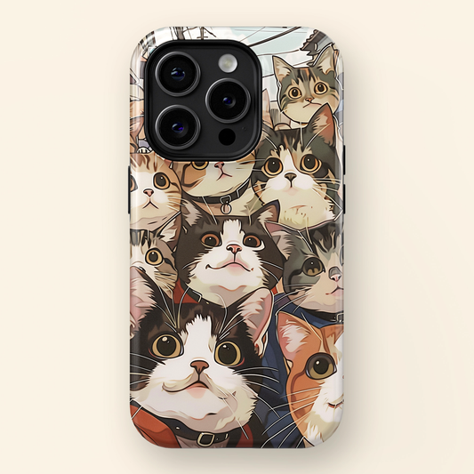 Cute Cat Selfie iPhone Case