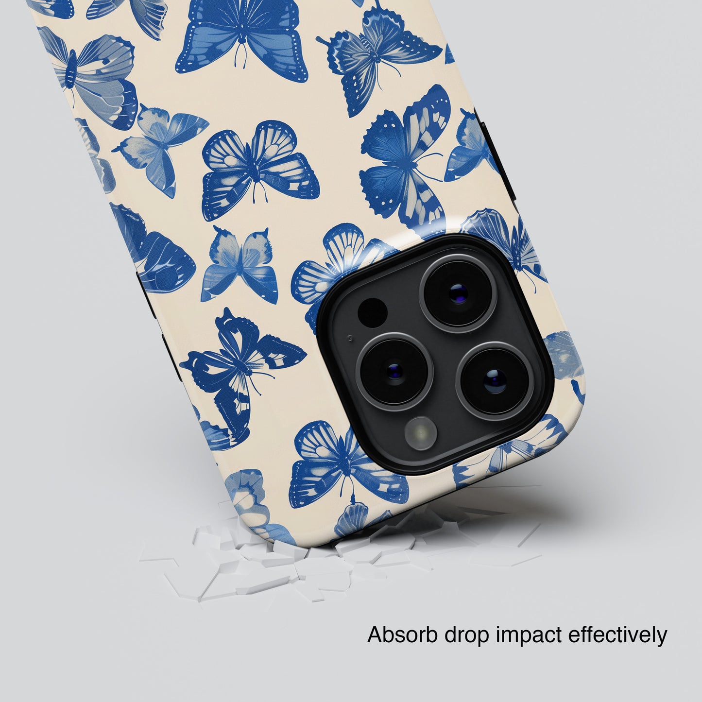 Chinoiserie Butterflies Design iPhone Case