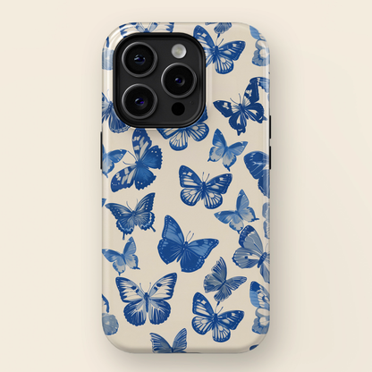 Chinoiserie Butterflies Design iPhone Case