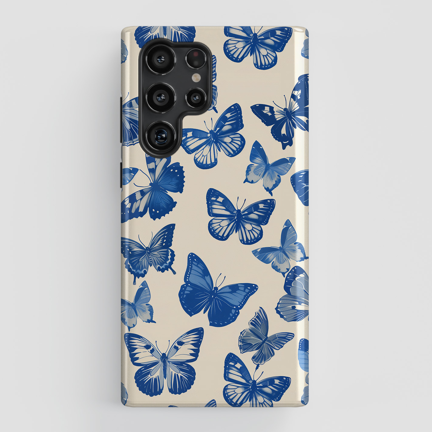 Chinoiserie Butterflies Design Samsung Phone Case