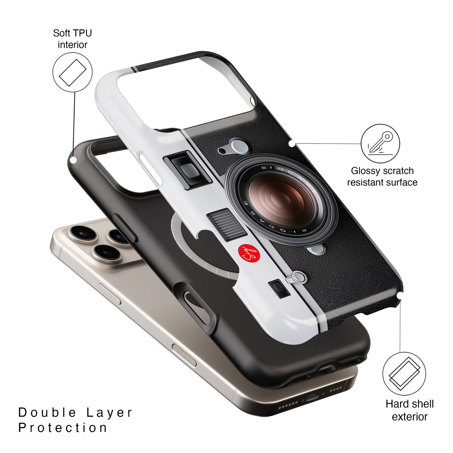 Classic Camera Design iPhone Case