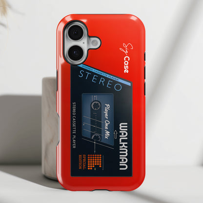 Classic Cassette Player Design iPhone Case