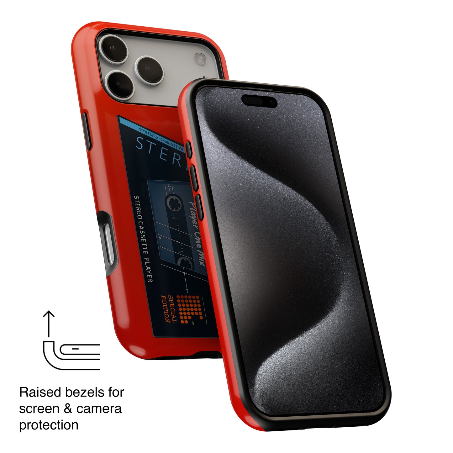 Classic Cassette Player Design iPhone Case
