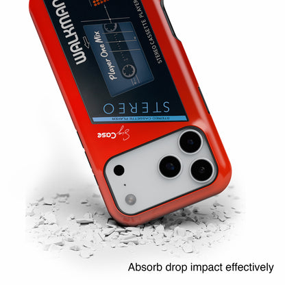 Classic Cassette Player Design iPhone Case