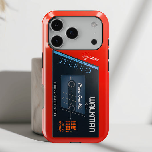 Classic Cassette Player Design iPhone Case