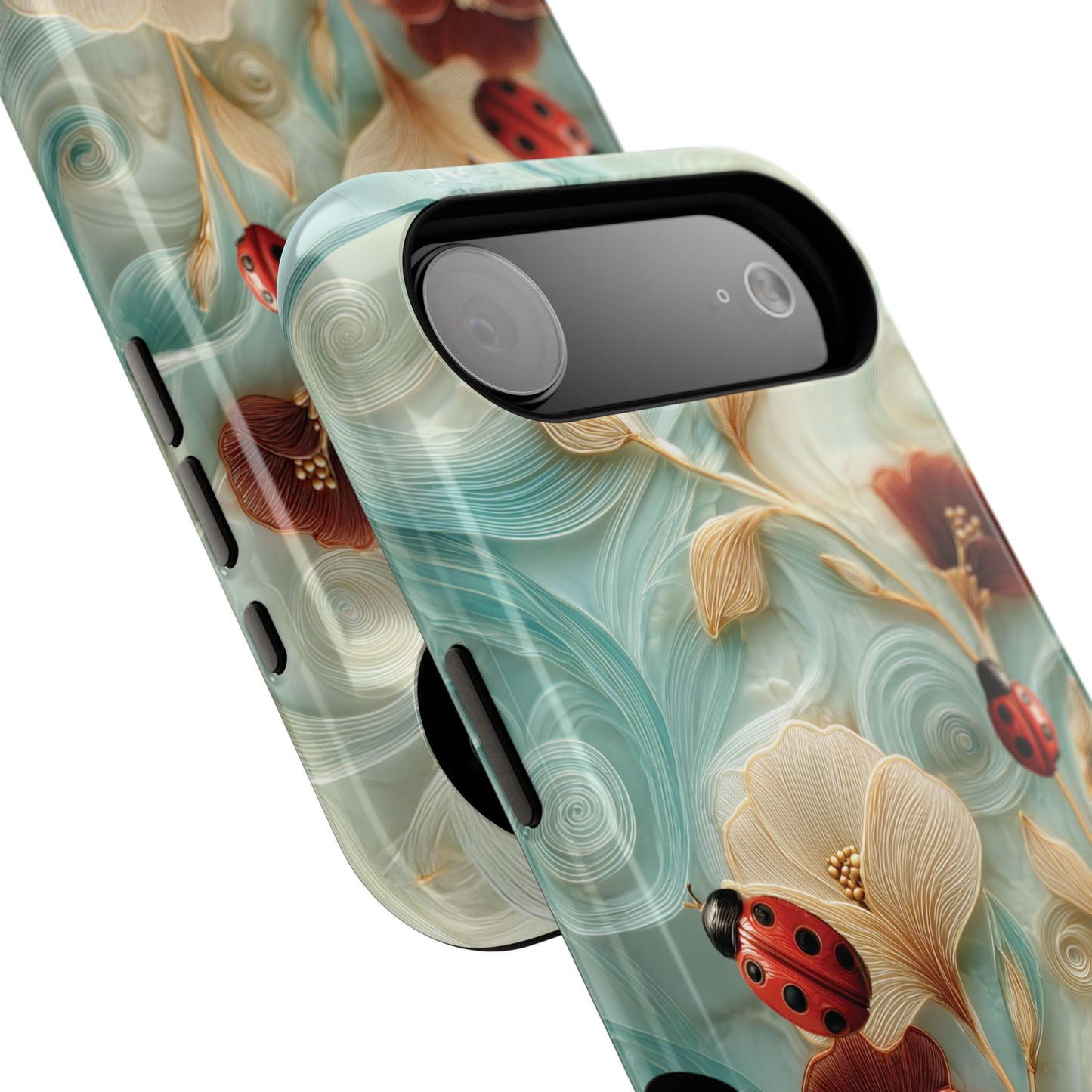 Ladybug Garden Design iPhone Case