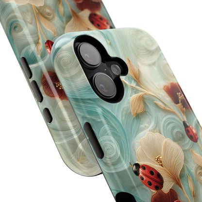 Ladybug Garden Design iPhone Case