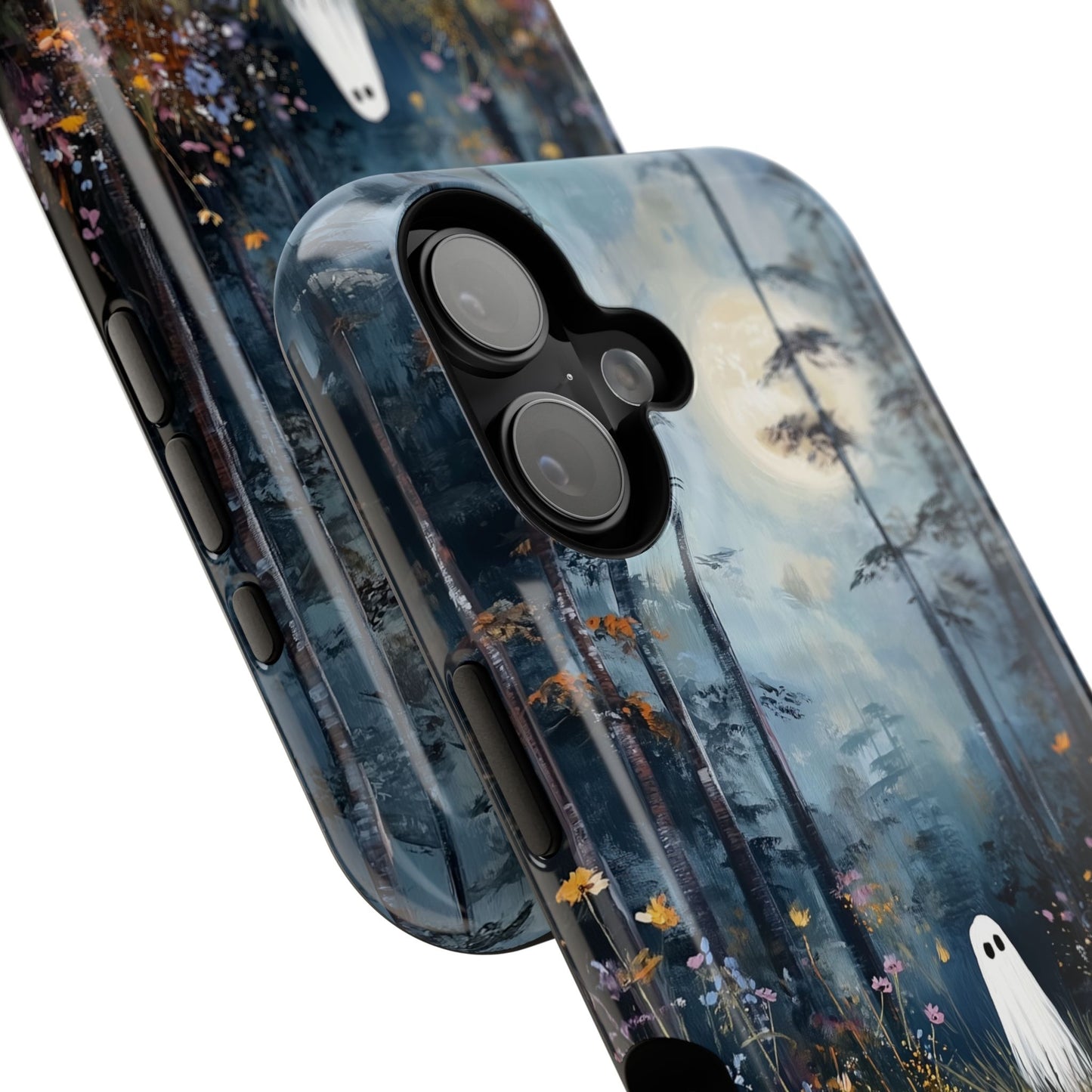 Ghost in Bloom Design iPhone Case