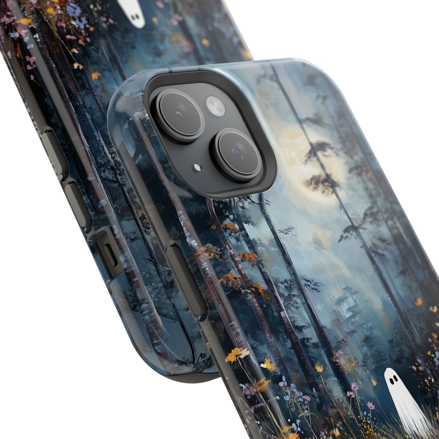 Ghost in Bloom Design iPhone Case