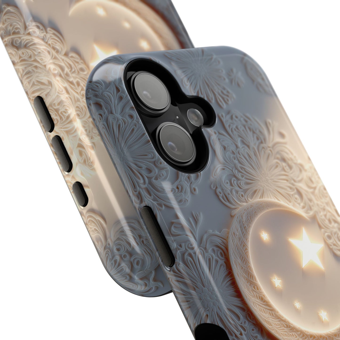 Moonlit Blossom Design iPhone Case