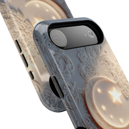 Moonlit Blossom Design iPhone Case